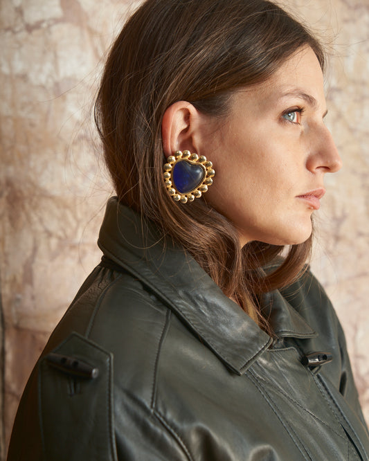 Orecchini a clip a cuore