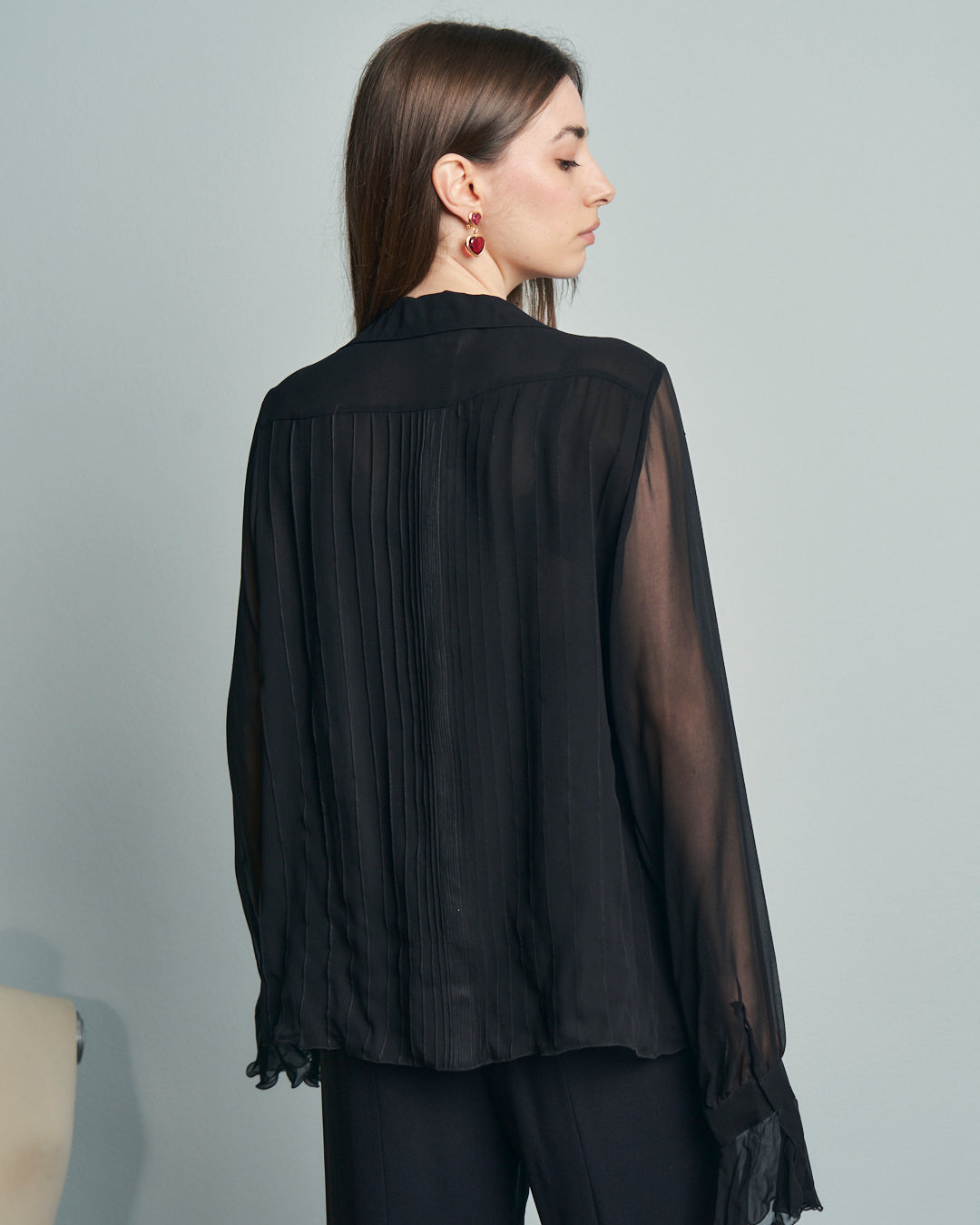 Camicia sartoriale anni 90 in pura seta, mai indossata