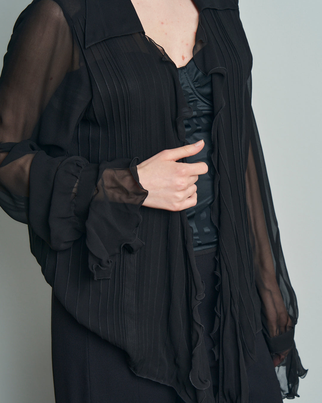 Camicia sartoriale anni 90 in pura seta, mai indossata