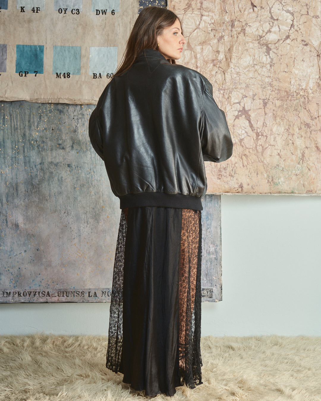 Bomber nero vintage