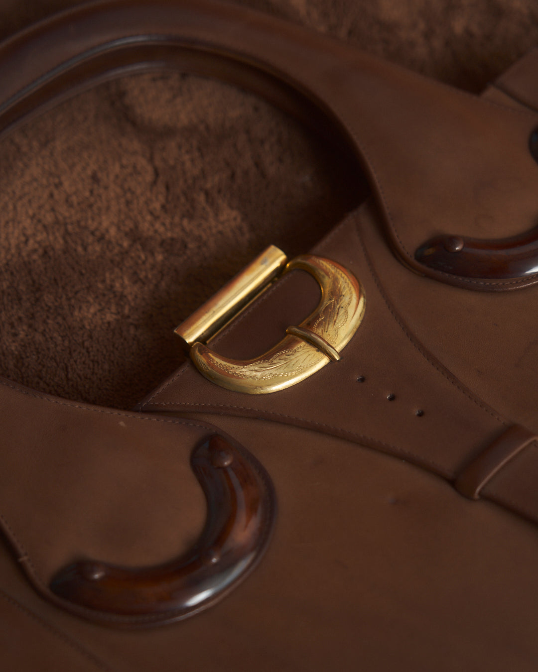Borsa anni 60 in pelle made in Italy