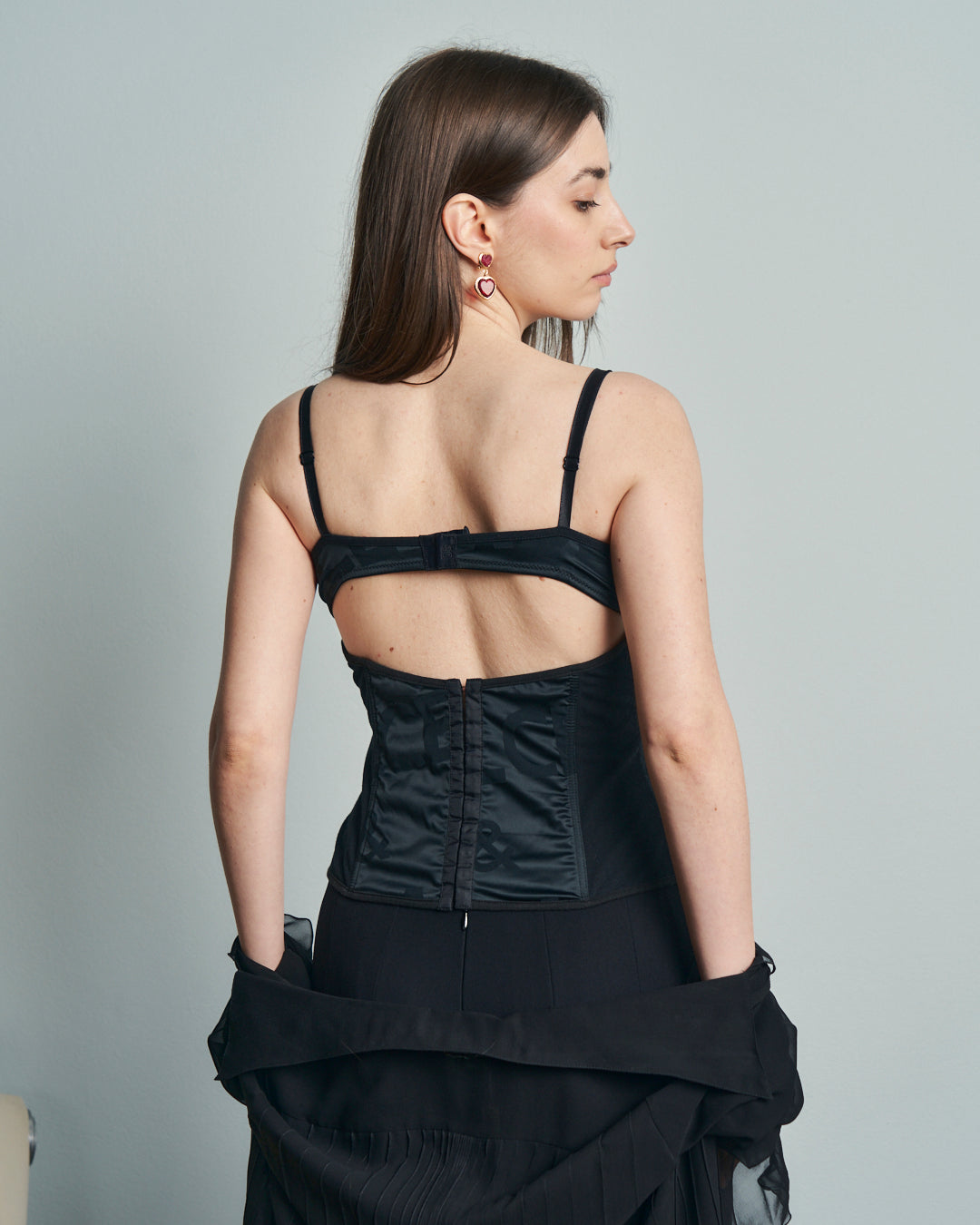 Bustino Lingerie Dolce&Gabbana con coppe in raso