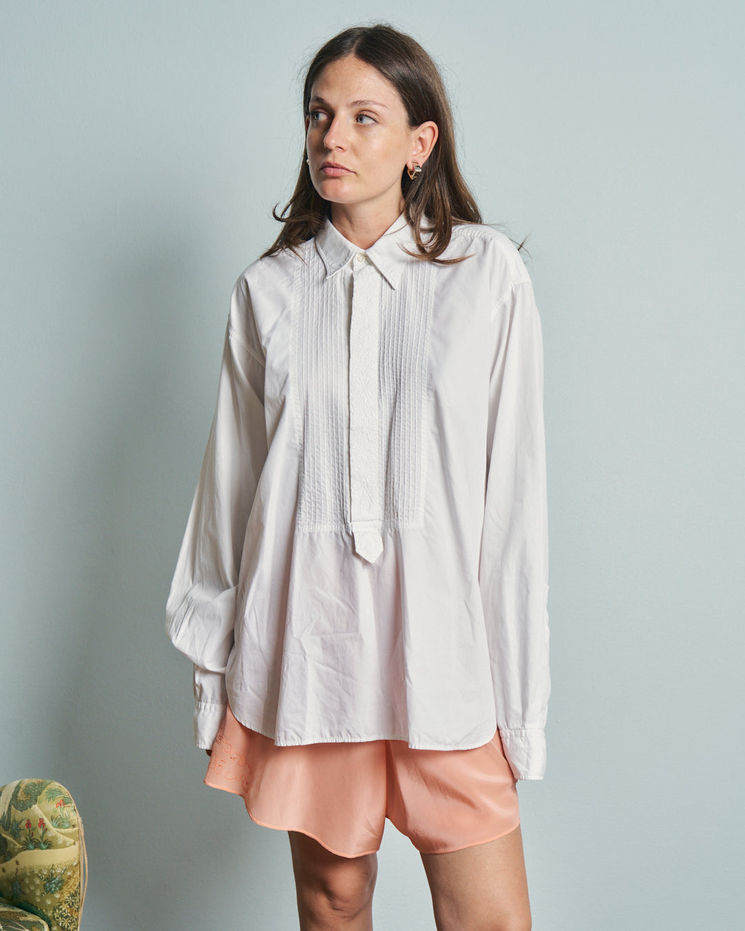 Camicia Replay cotone ricamata