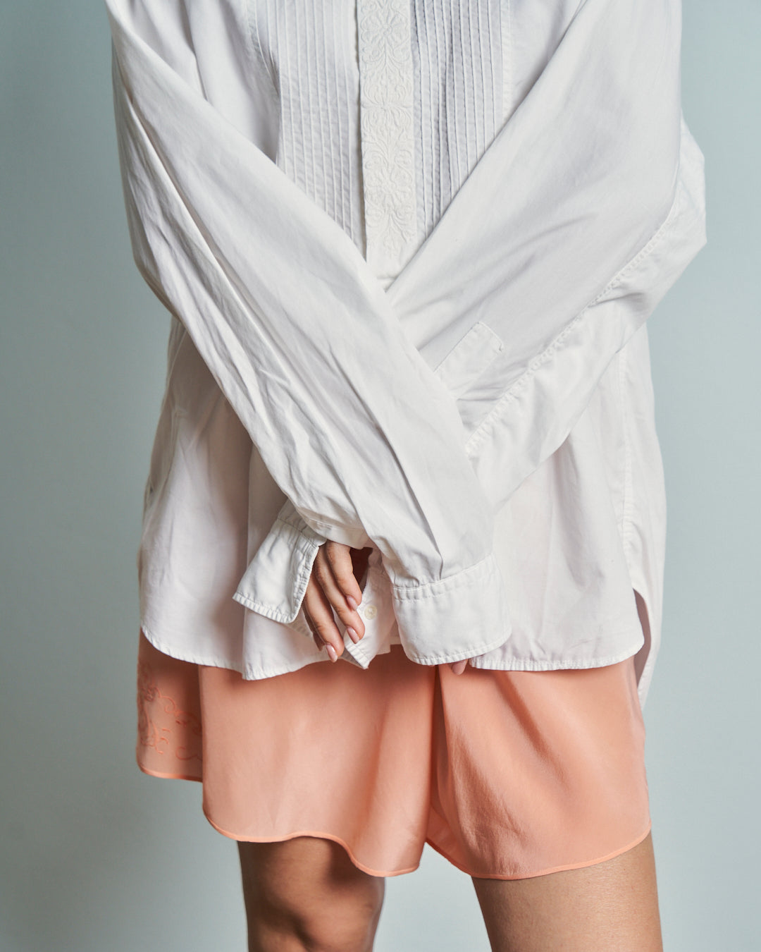 Camicia Replay cotone ricamata