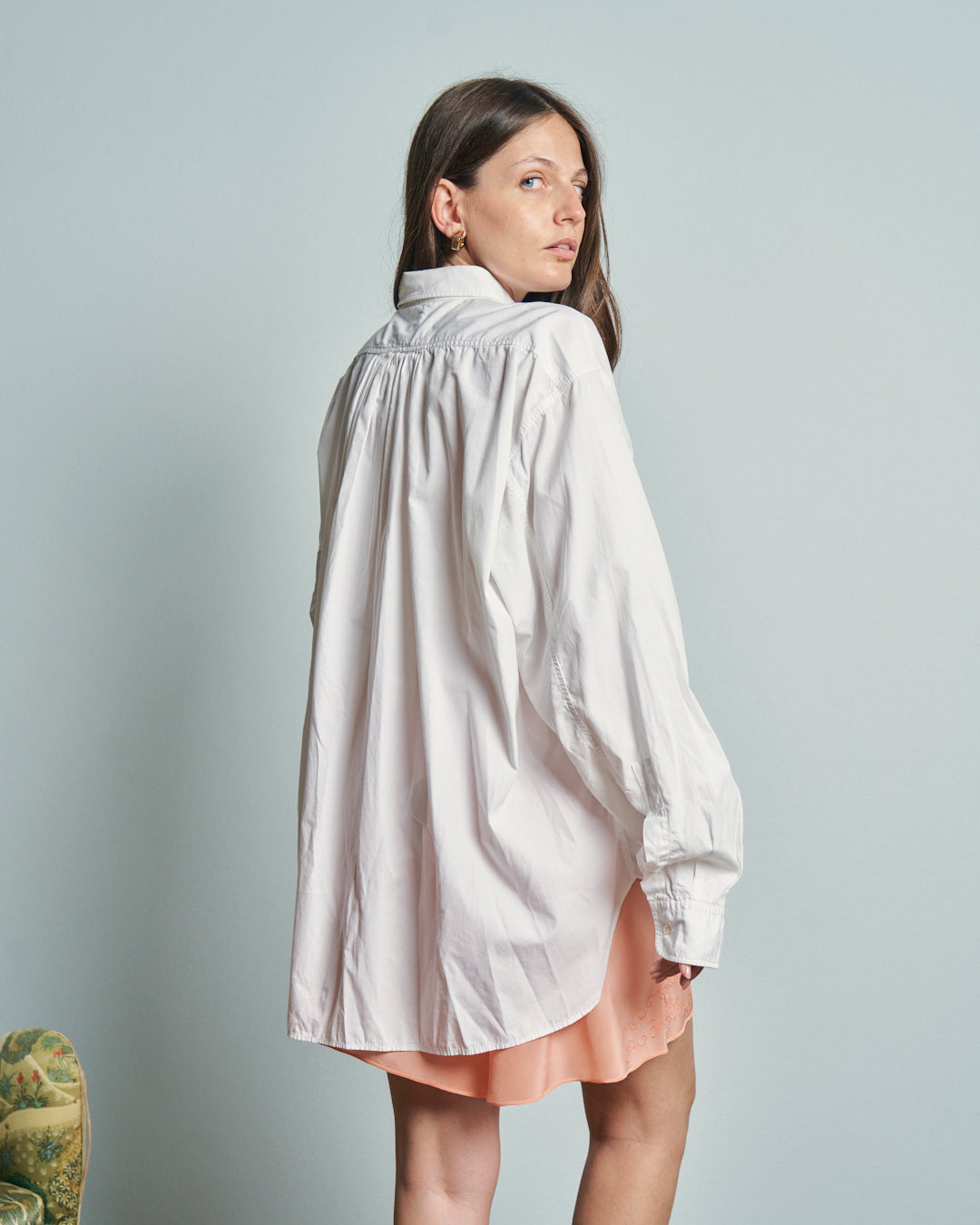 Camicia Replay cotone ricamata