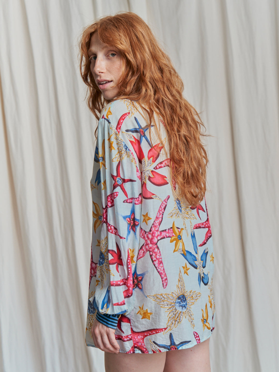 Camicia Gianni Versace Couture anni 80 in cotone e seta