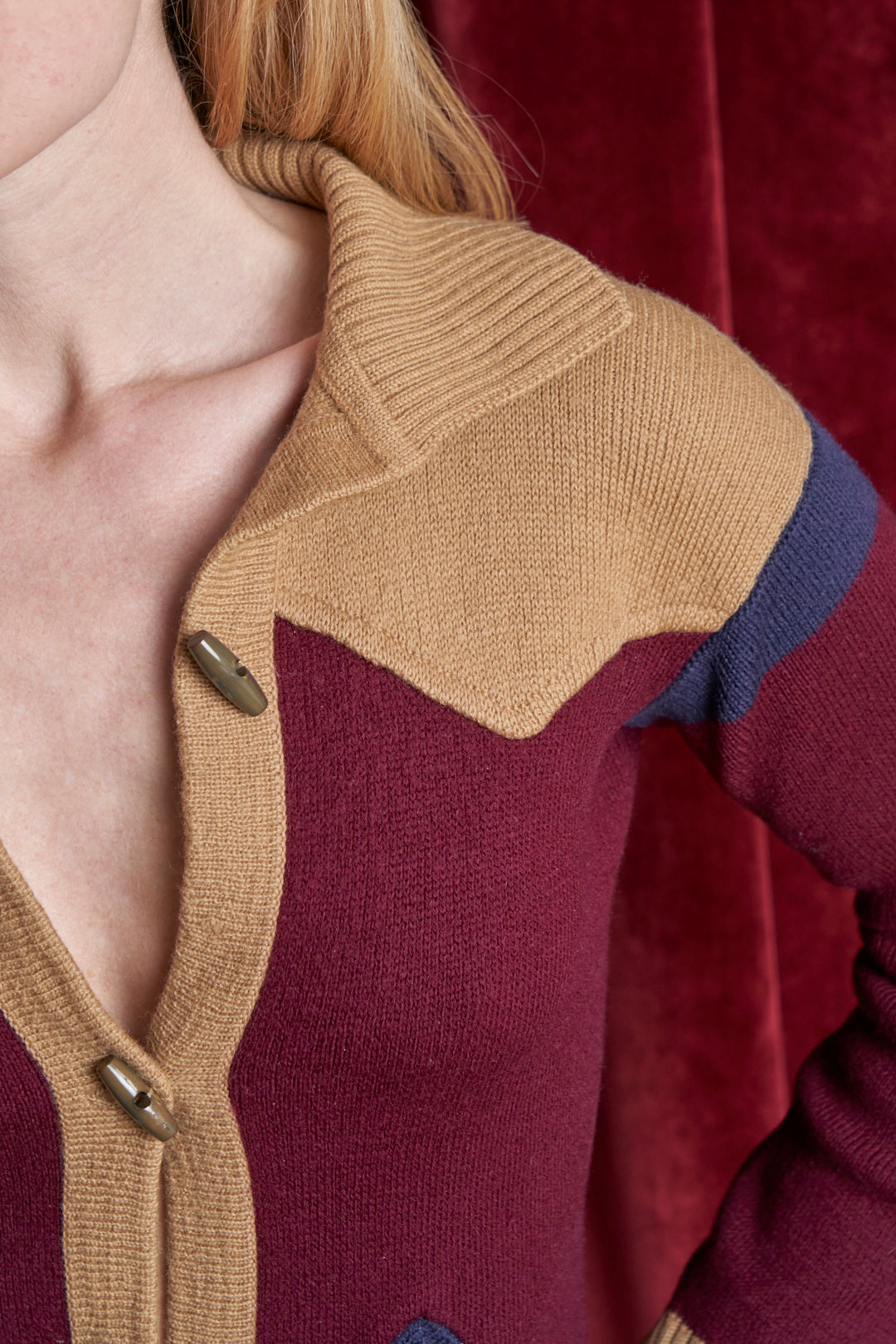 Cardigan YSL Yves Saint Laurent anni 70 western