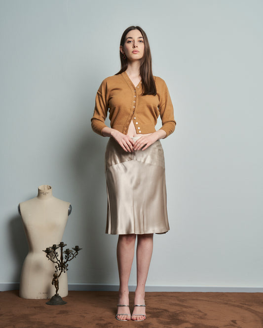 Cardigan anni 50 in cashmere firmato Saks Fifth Avenue