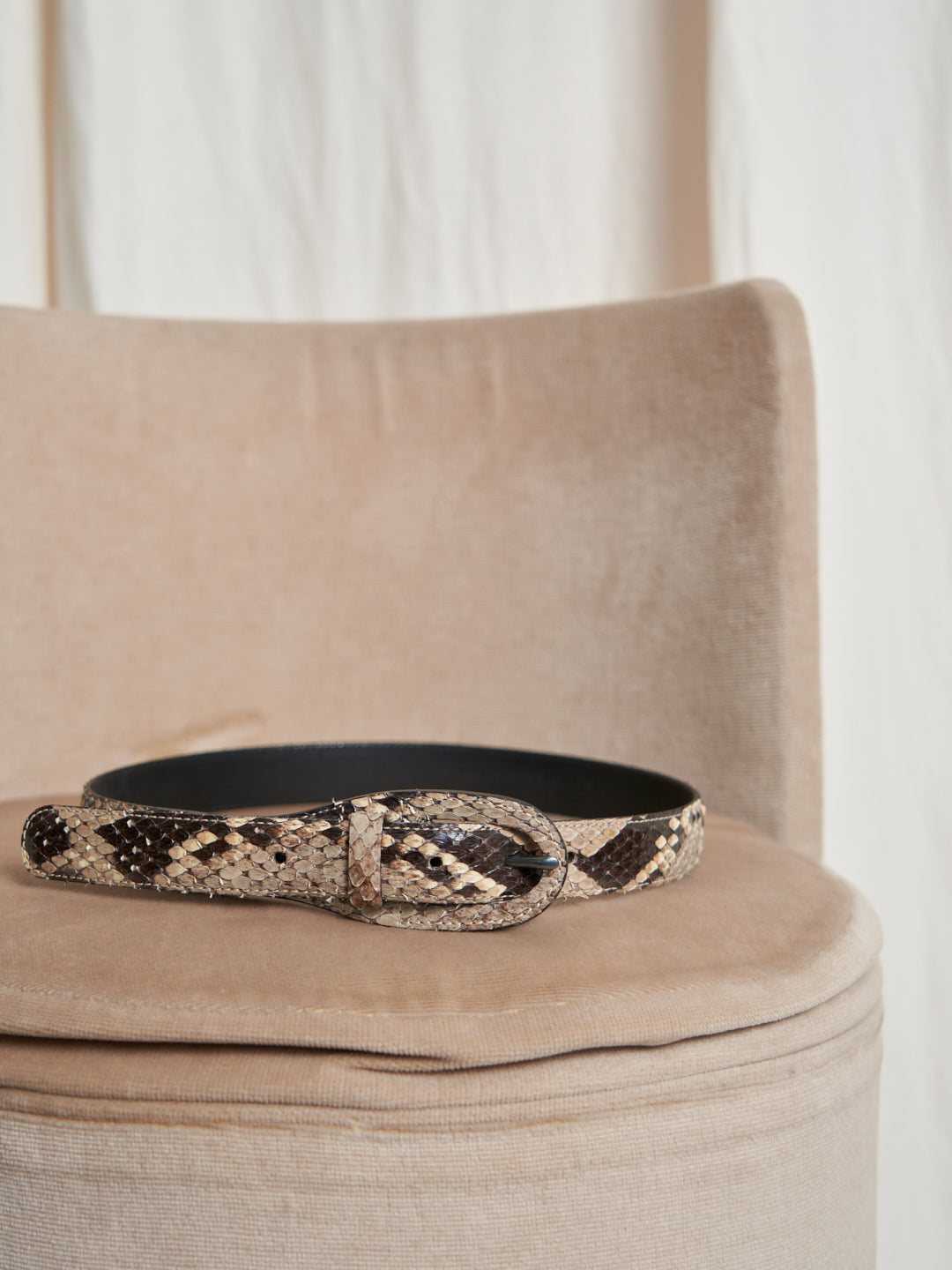 Cintura firmata Tod's in pitone