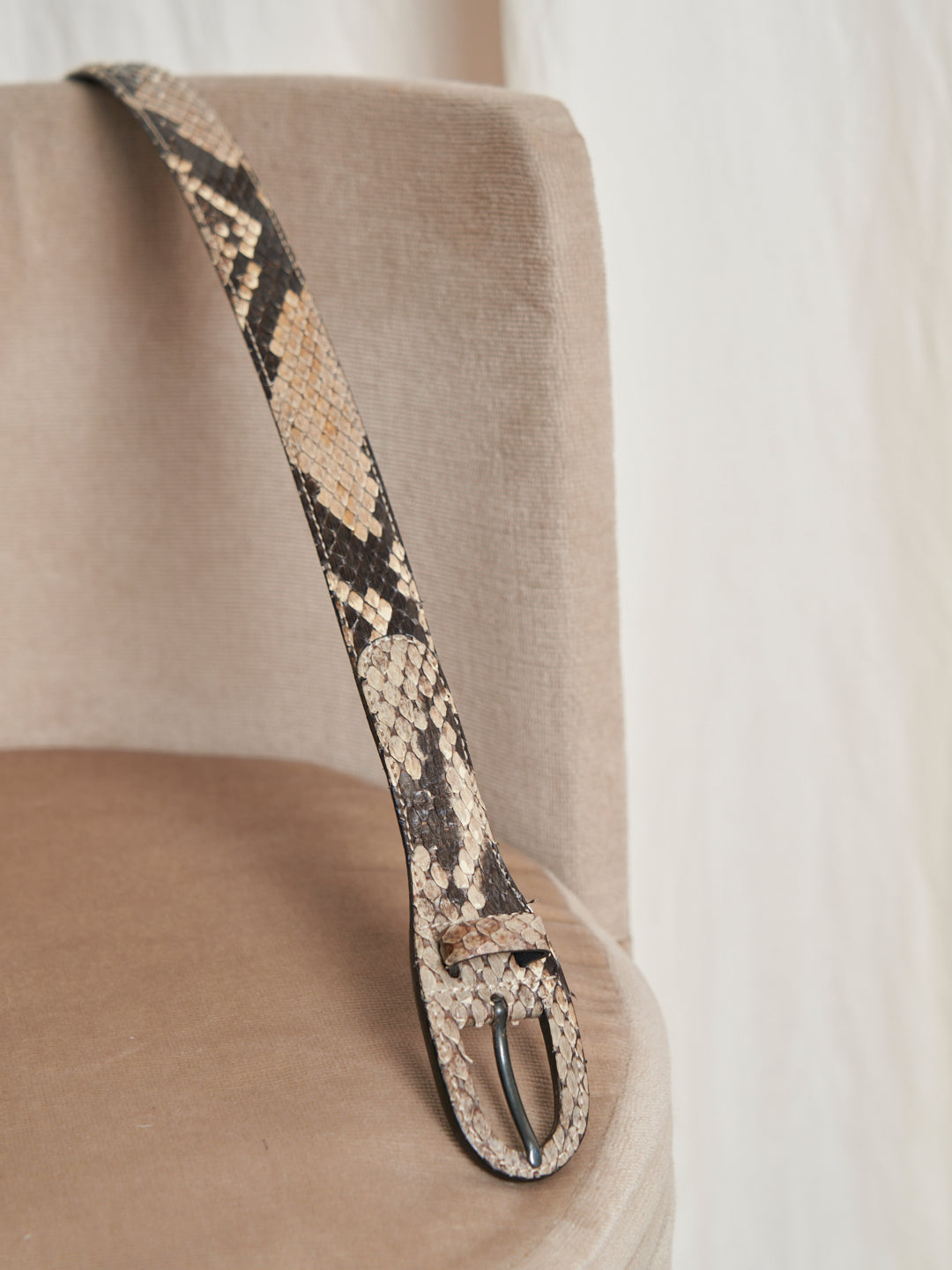 Cintura firmata Tod's in pitone