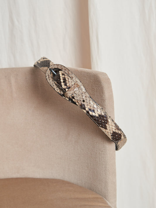 Cintura firmata Tod's in pitone