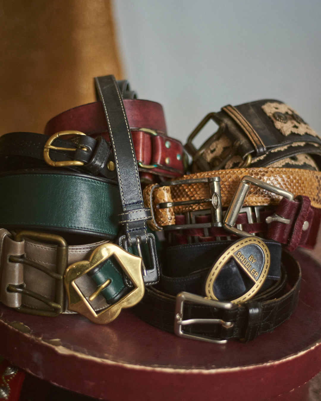 Cintura in nappa Eigner 90 cm