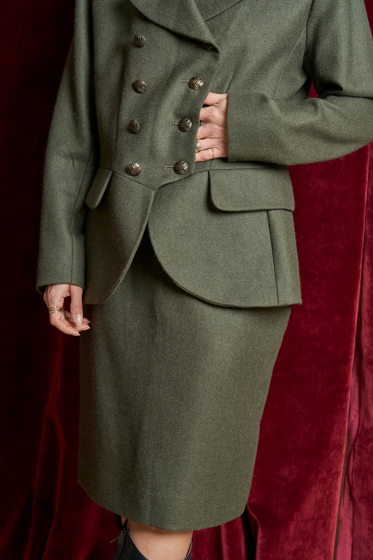 Completo Tailleur firmato "YSL" doppio petto