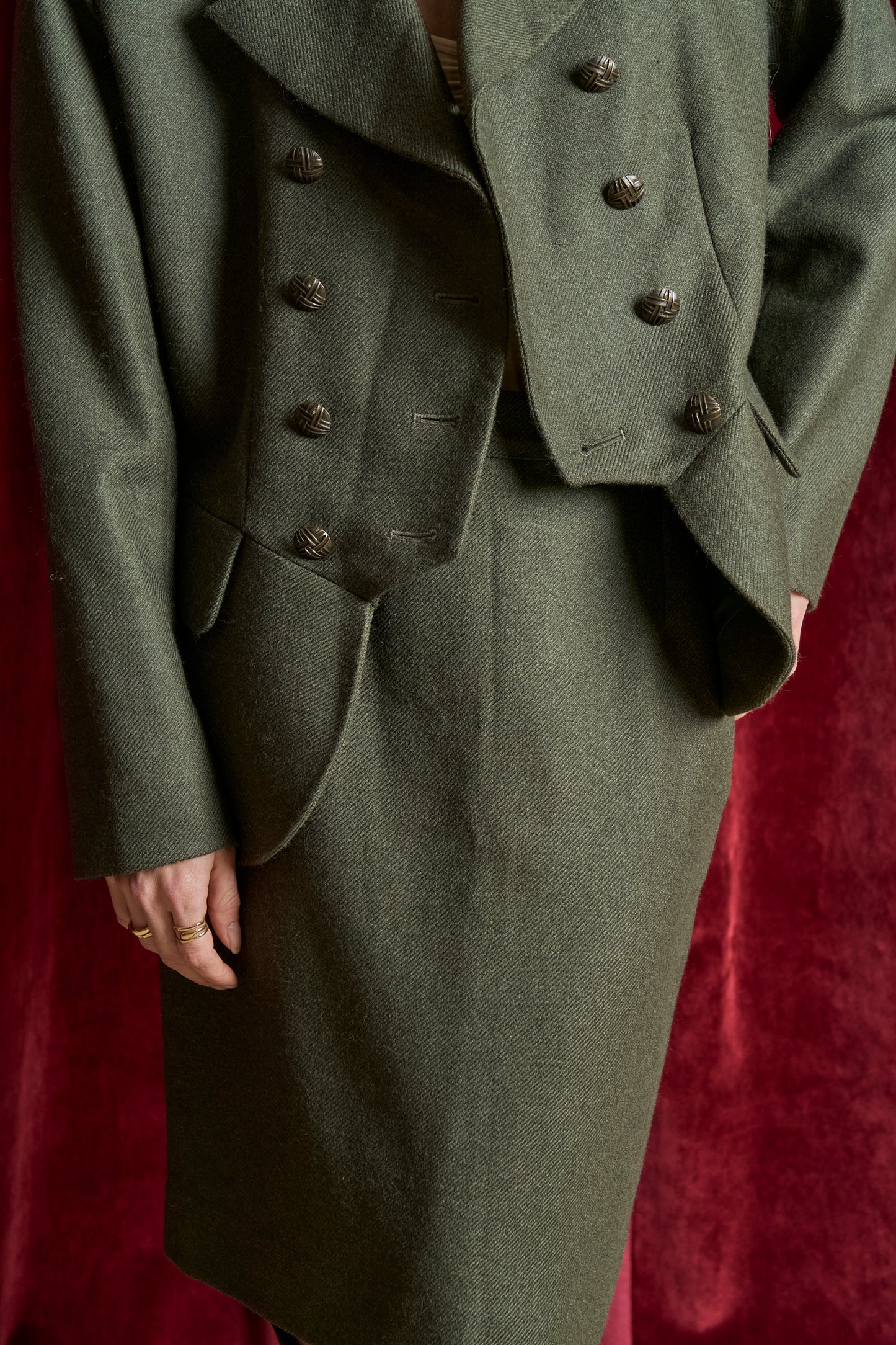 Completo Tailleur firmato "YSL" doppio petto