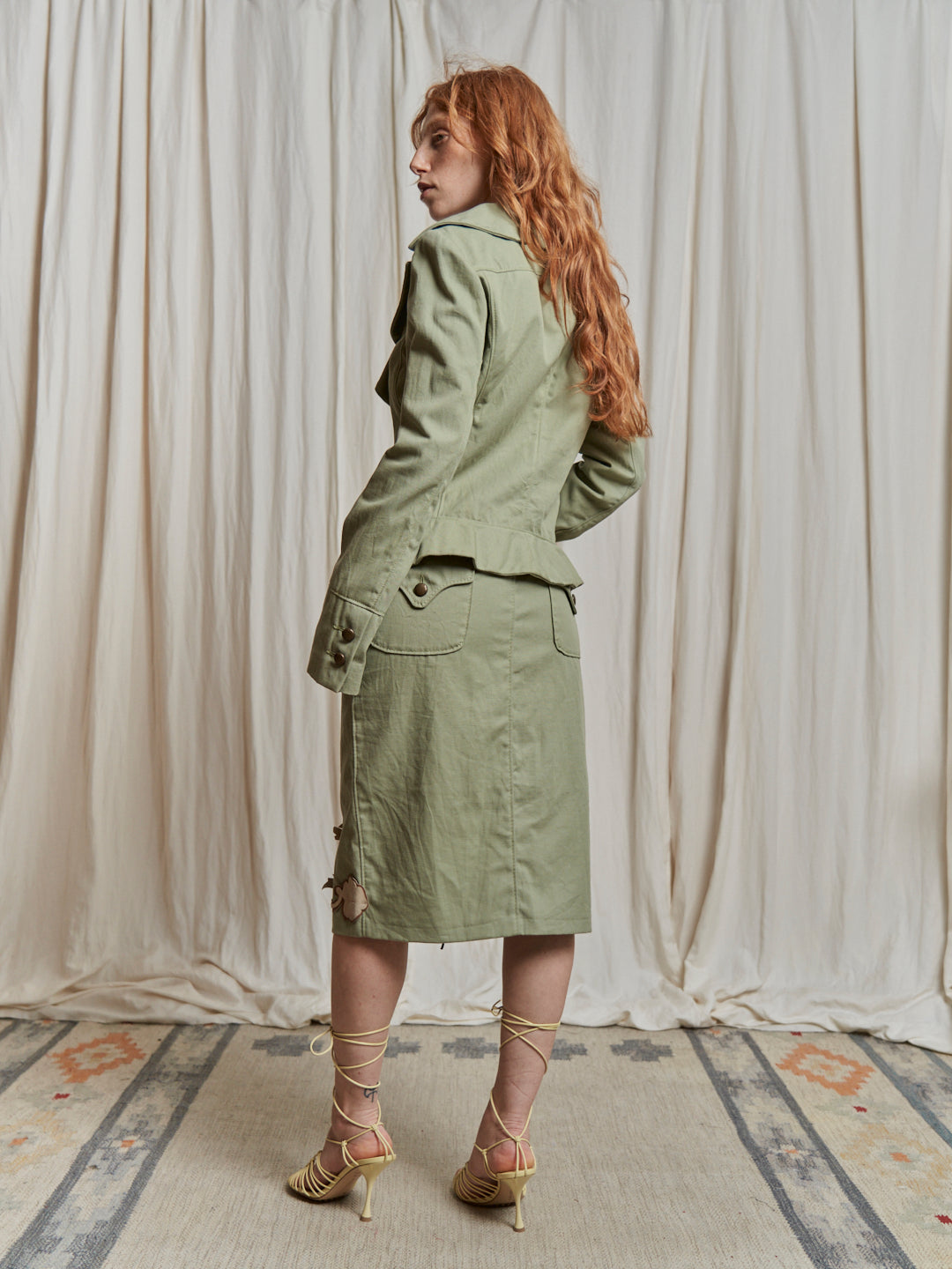 Sandali Bottega Veneta in pelle laced up
