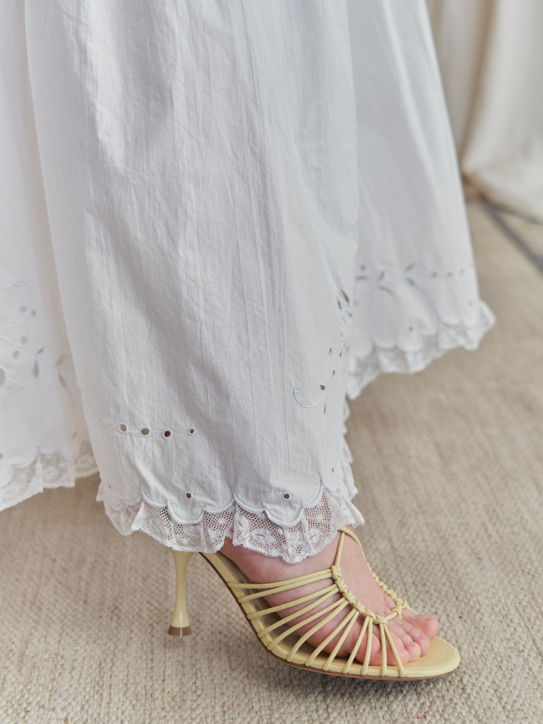 Sandali Bottega Veneta in pelle laced up