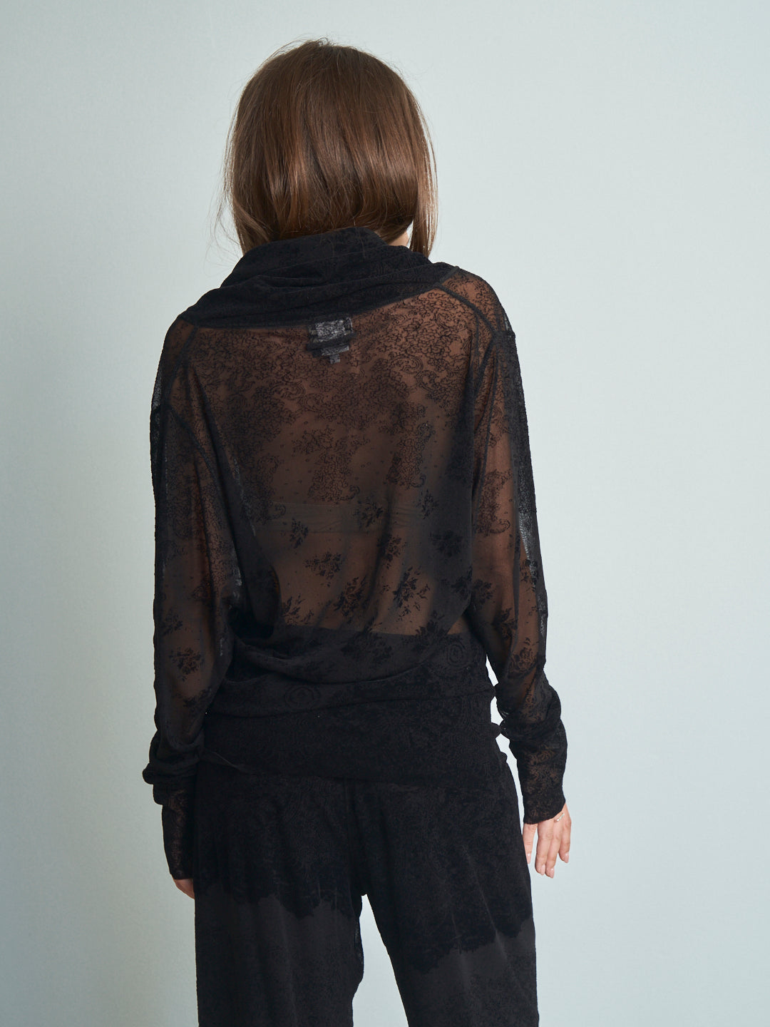 Completo Jean Paul Gaultier mesh pantalone e t-shirt