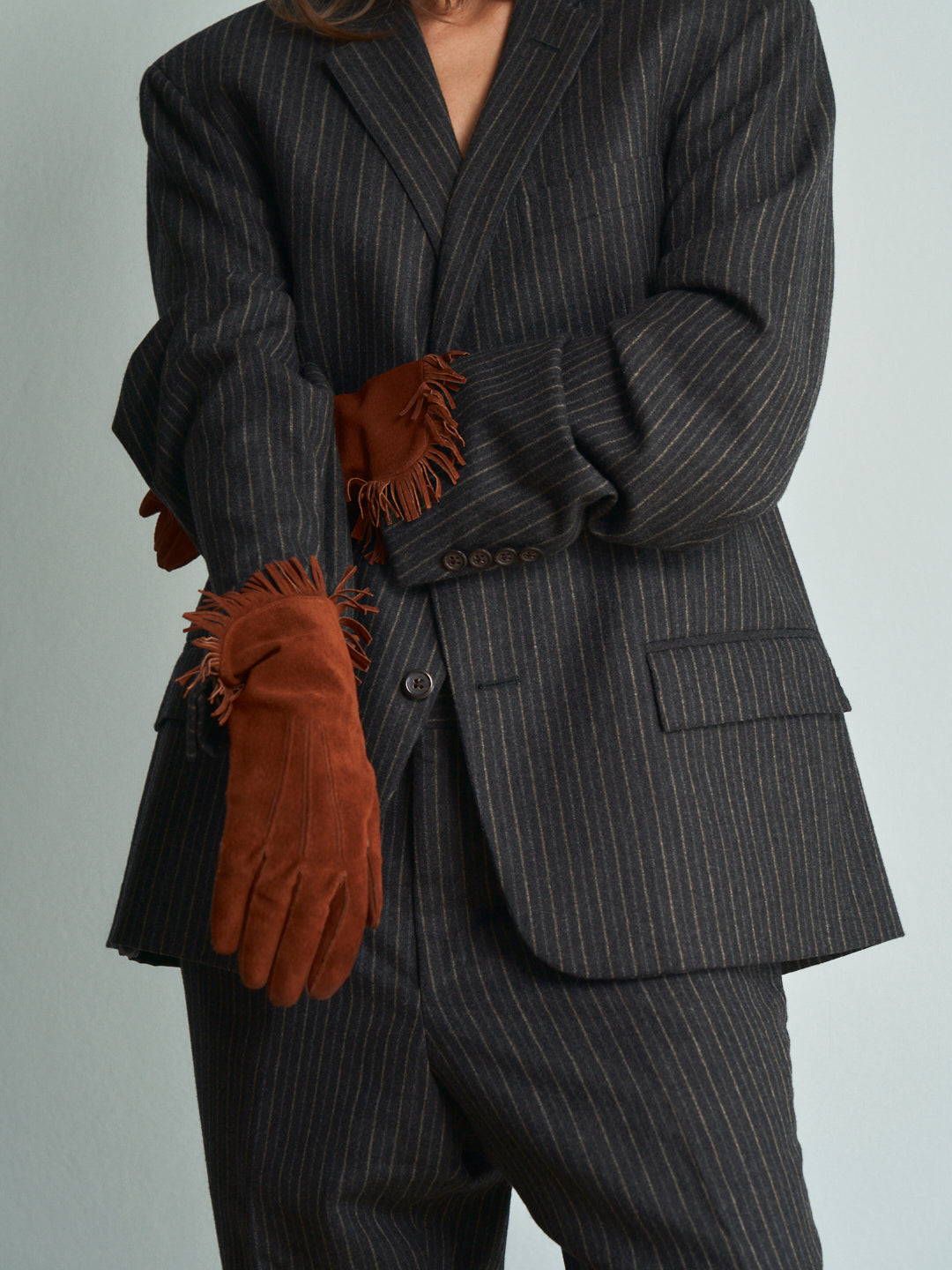 Completo Polo Ralph Lauren in lana gessato maschile