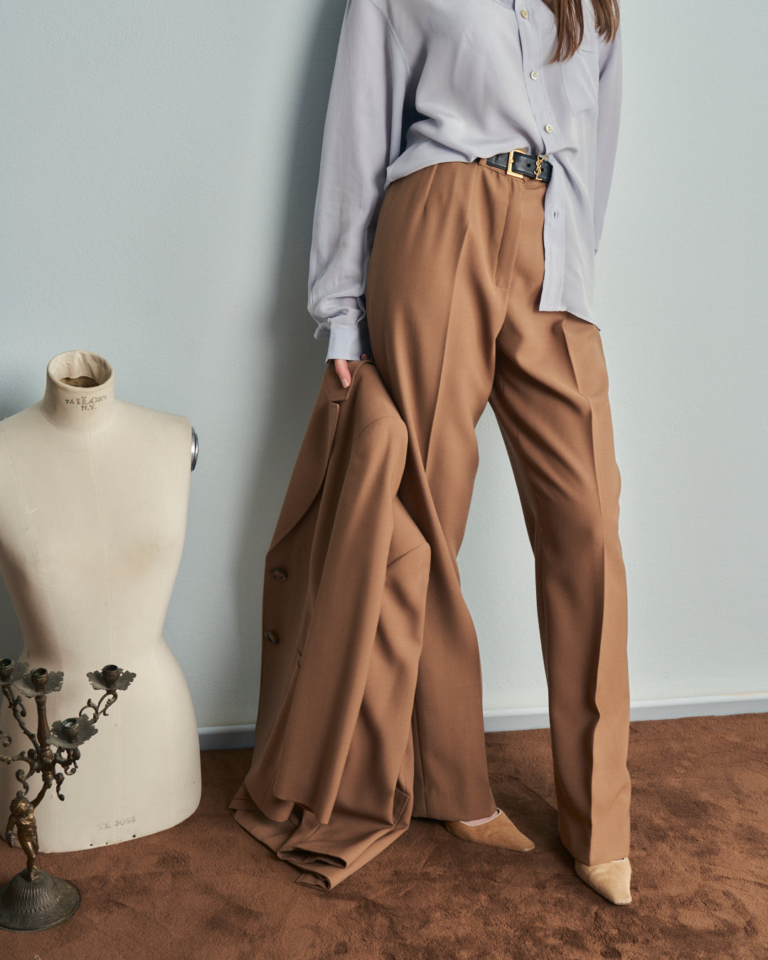 Completo In lana cammello sartoriale anni 80