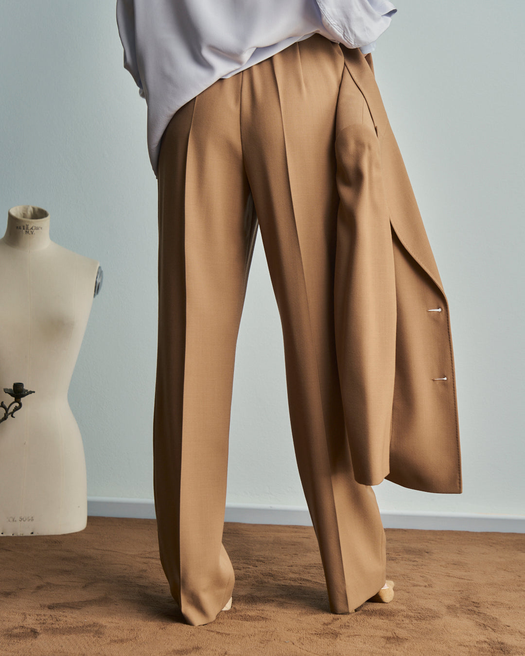 Completo In lana cammello sartoriale anni 80