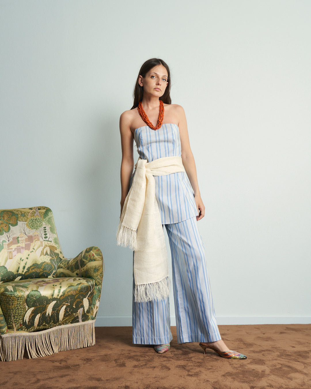 Completo sartoriale in seta Montanaro Vintage