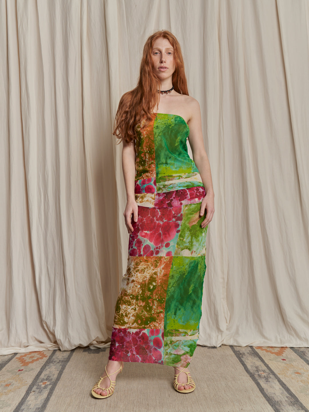 Completo sartoriale realizzato da Montanaro Vintage con tulle Jean Paul Gaultier vintage