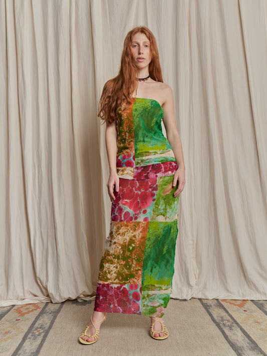 Completo sartoriale realizzato da Montanaro Vintage con tulle Jean Paul Gaultier vintage