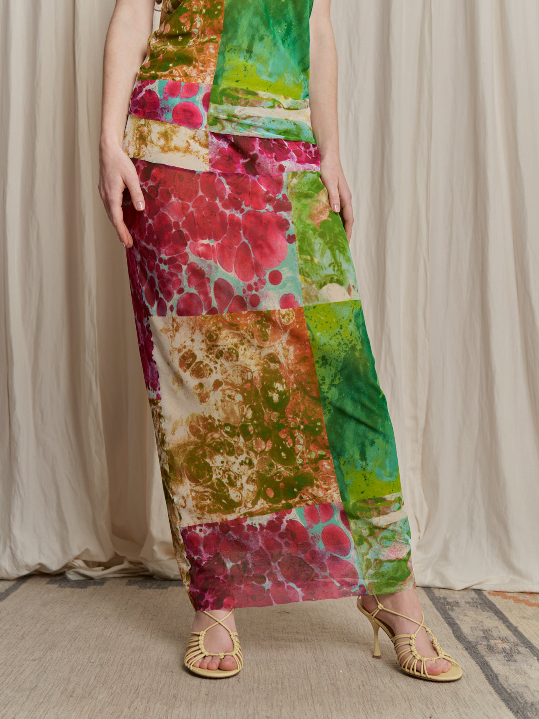 Completo sartoriale realizzato da Montanaro Vintage con tulle Jean Paul Gaultier vintage