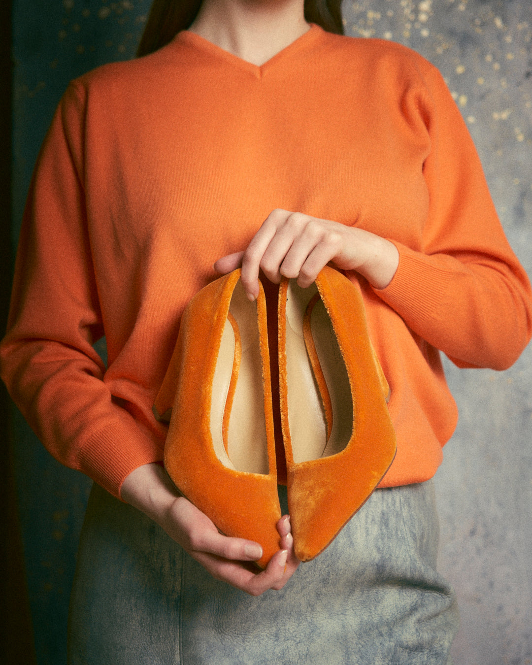 Decolleté Bottega Veneta Carpet Arancio