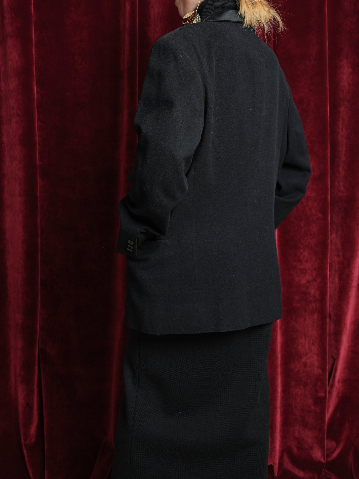 Blazer da smoking sartoriale anni 70