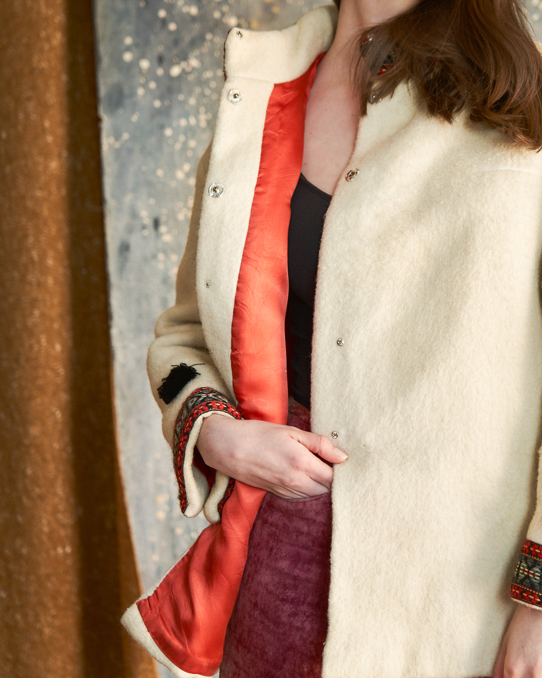 giacca norvegese in lana