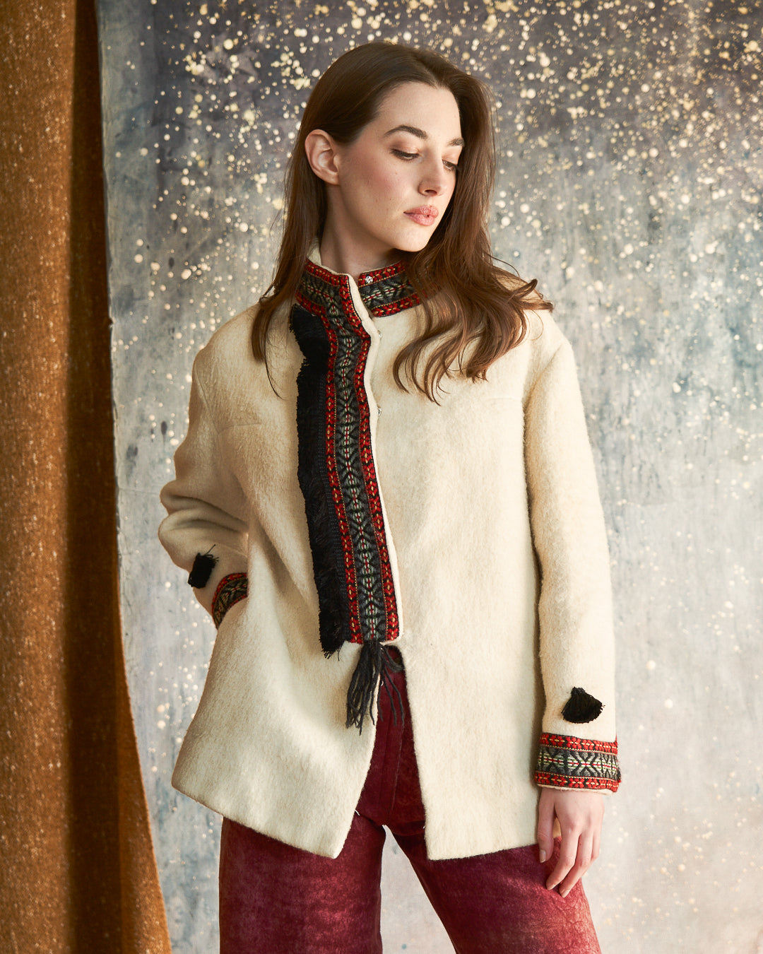 giacca norvegese in lana