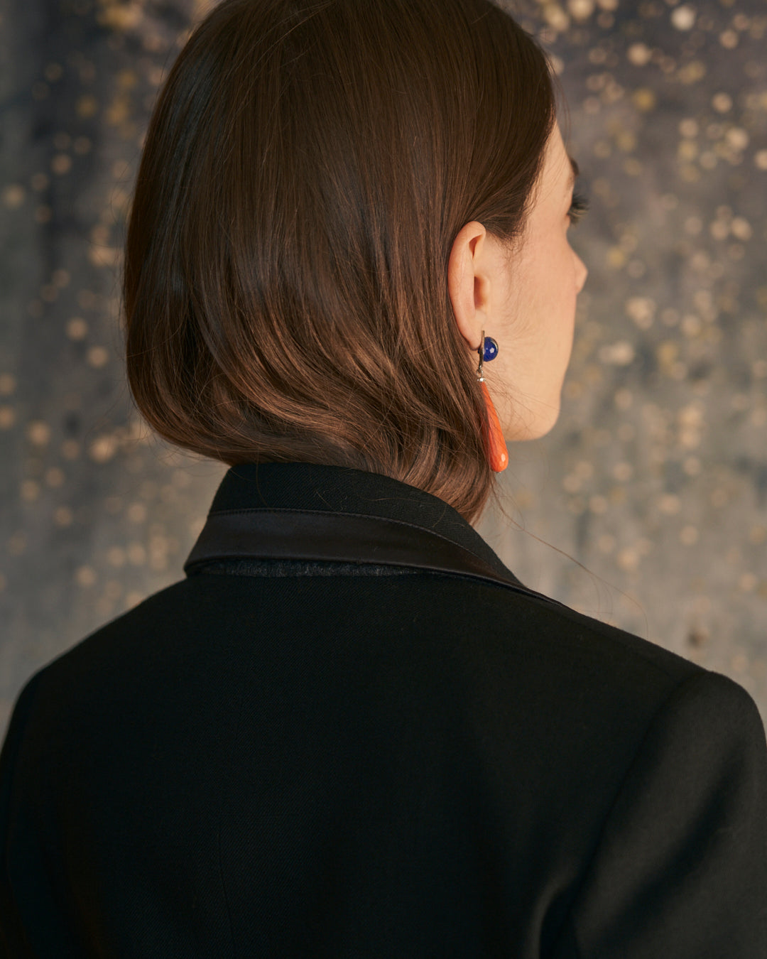 Blazer Paul Smith nero con profili in raso