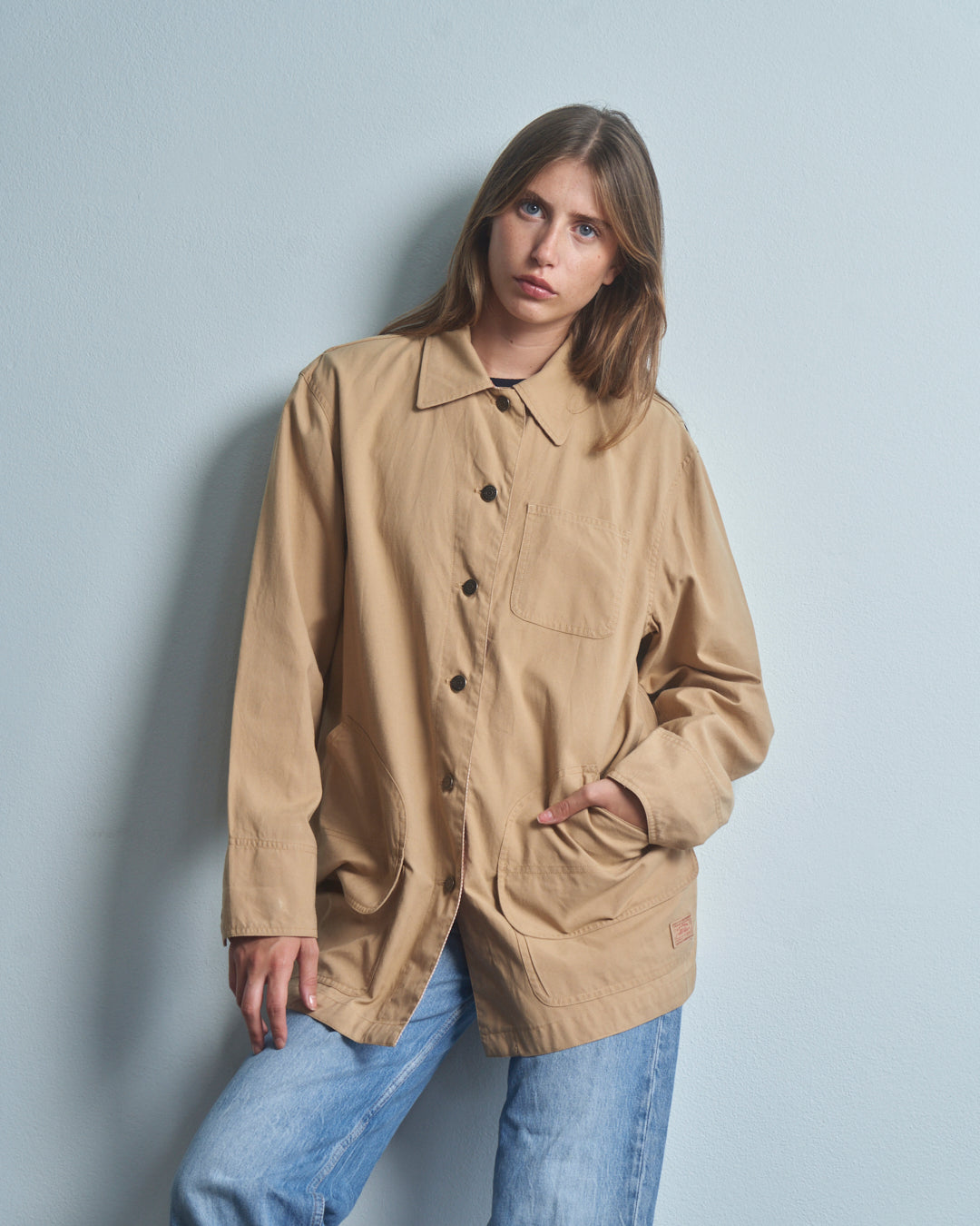 Giacca Ralph Lauren sabbia modello workwear