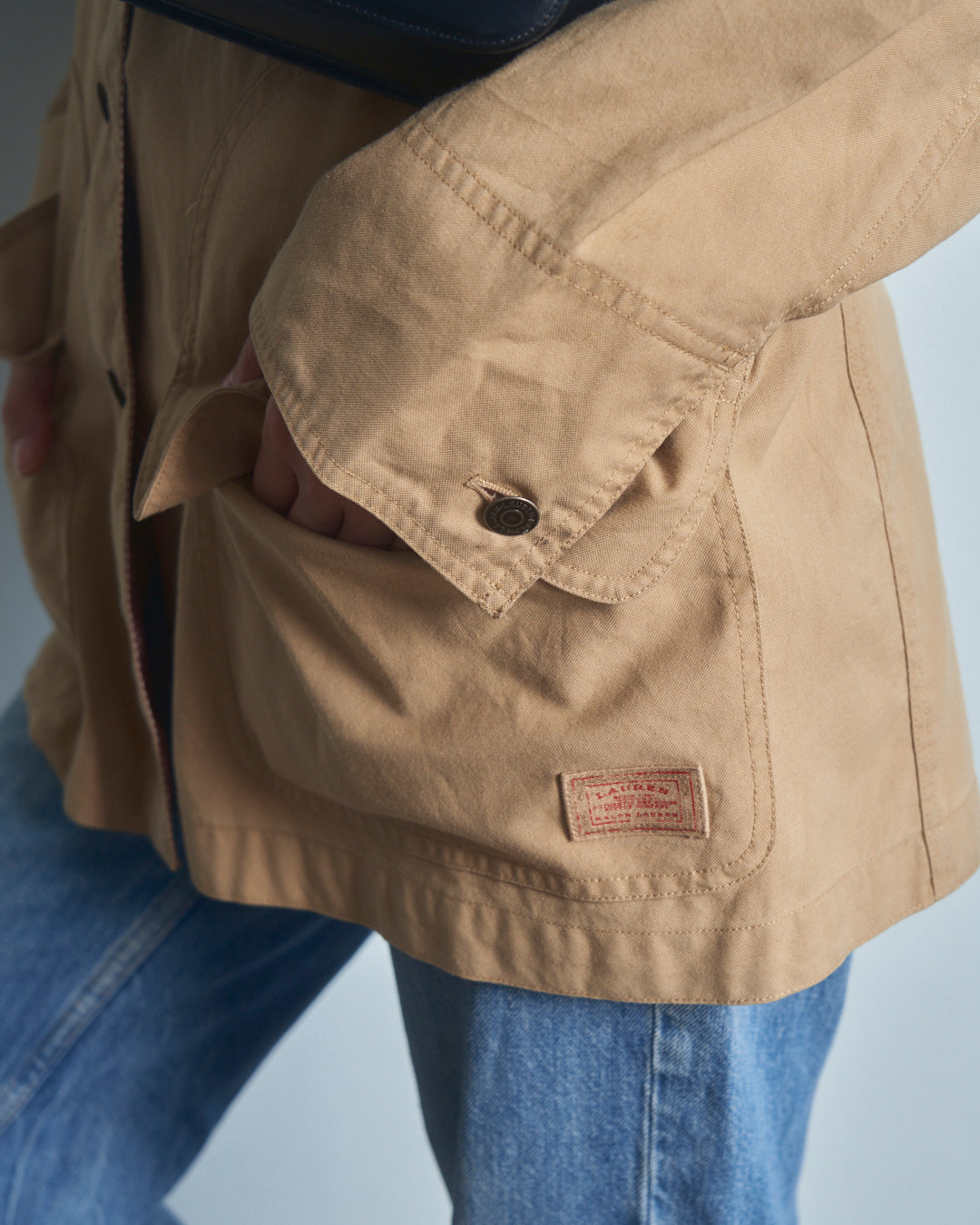 Giacca Ralph Lauren sabbia modello workwear