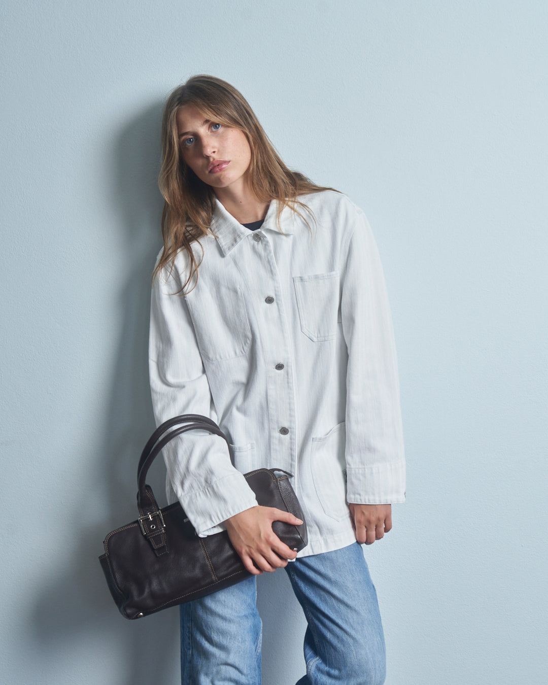 Giacca Ralph Lauren Bianca modello workwear