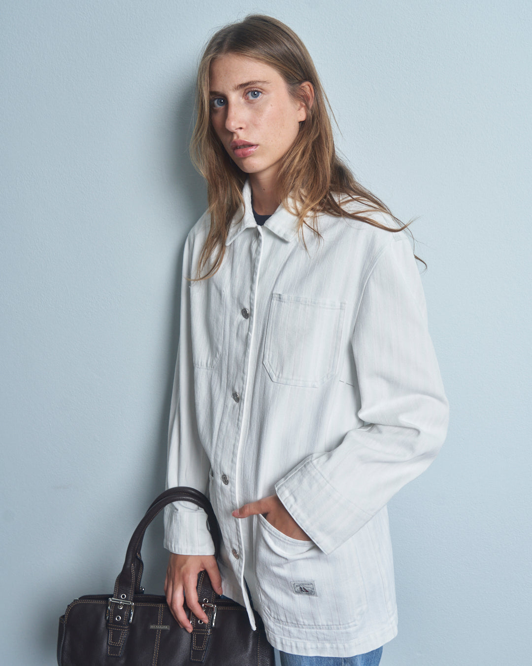 Giacca Ralph Lauren Bianca modello workwear