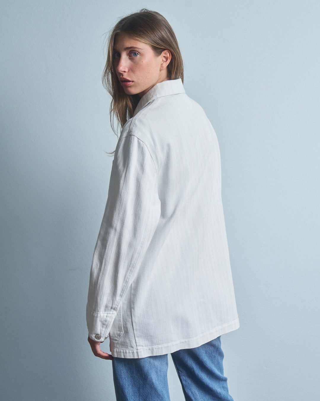 Giacca Ralph Lauren Bianca modello workwear