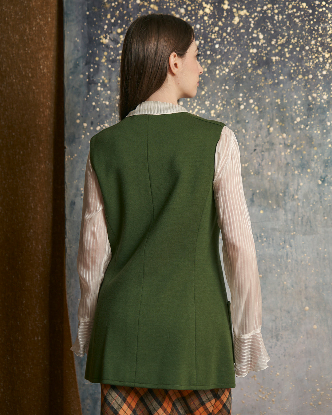 Gilet anni 70 foderato sartoriale