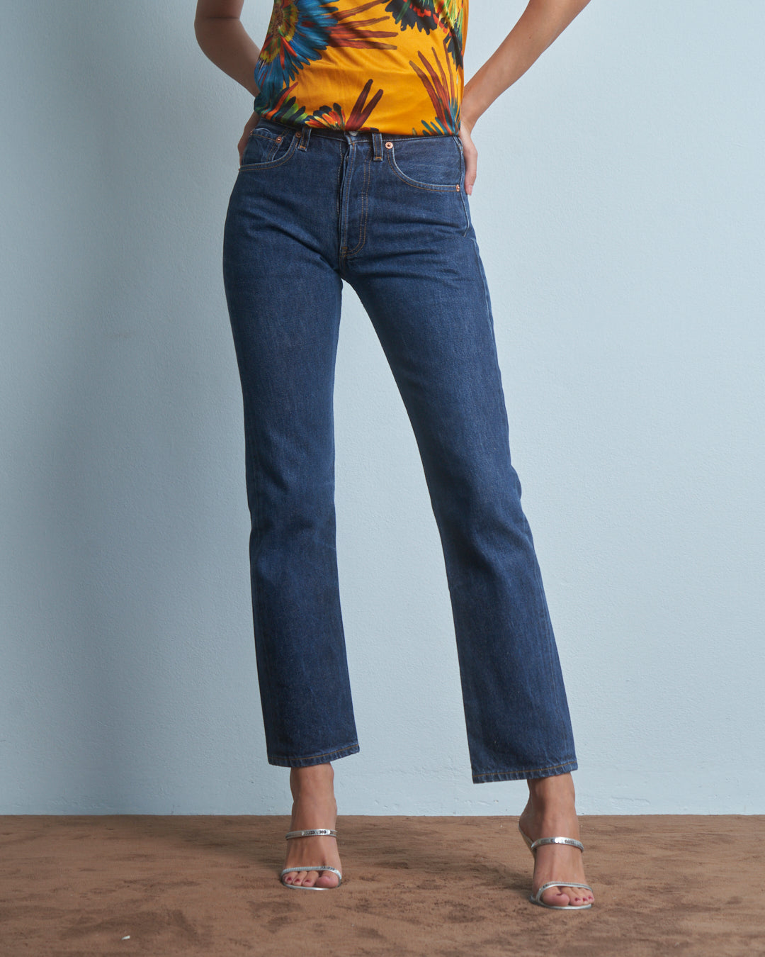 Jeans Levi's 501 tg 26 lavaggio medio