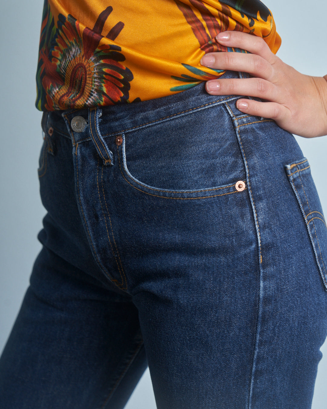 Jeans Levi's 501 tg 26 lavaggio medio