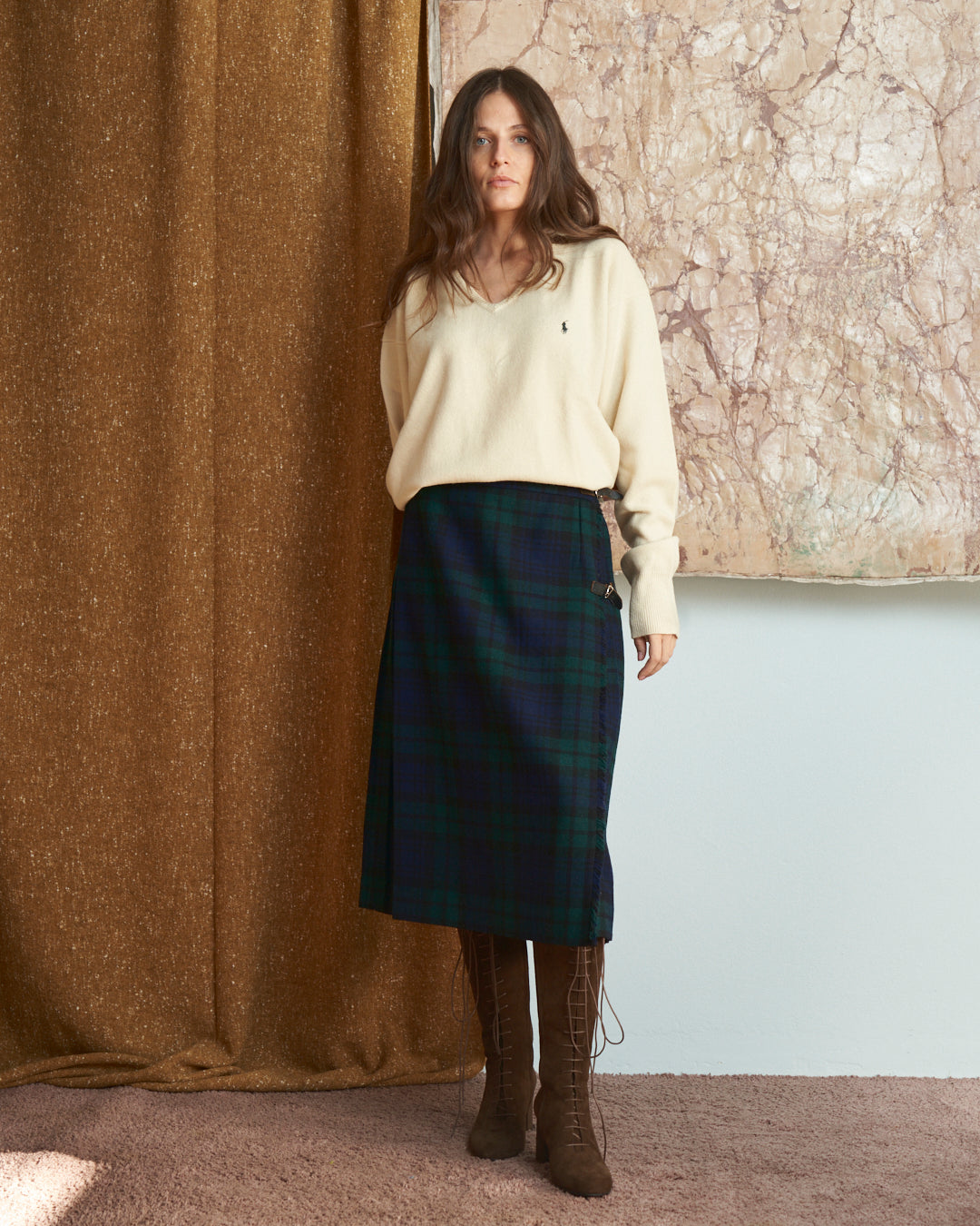 Maglia in lana Ralph Lauren panna