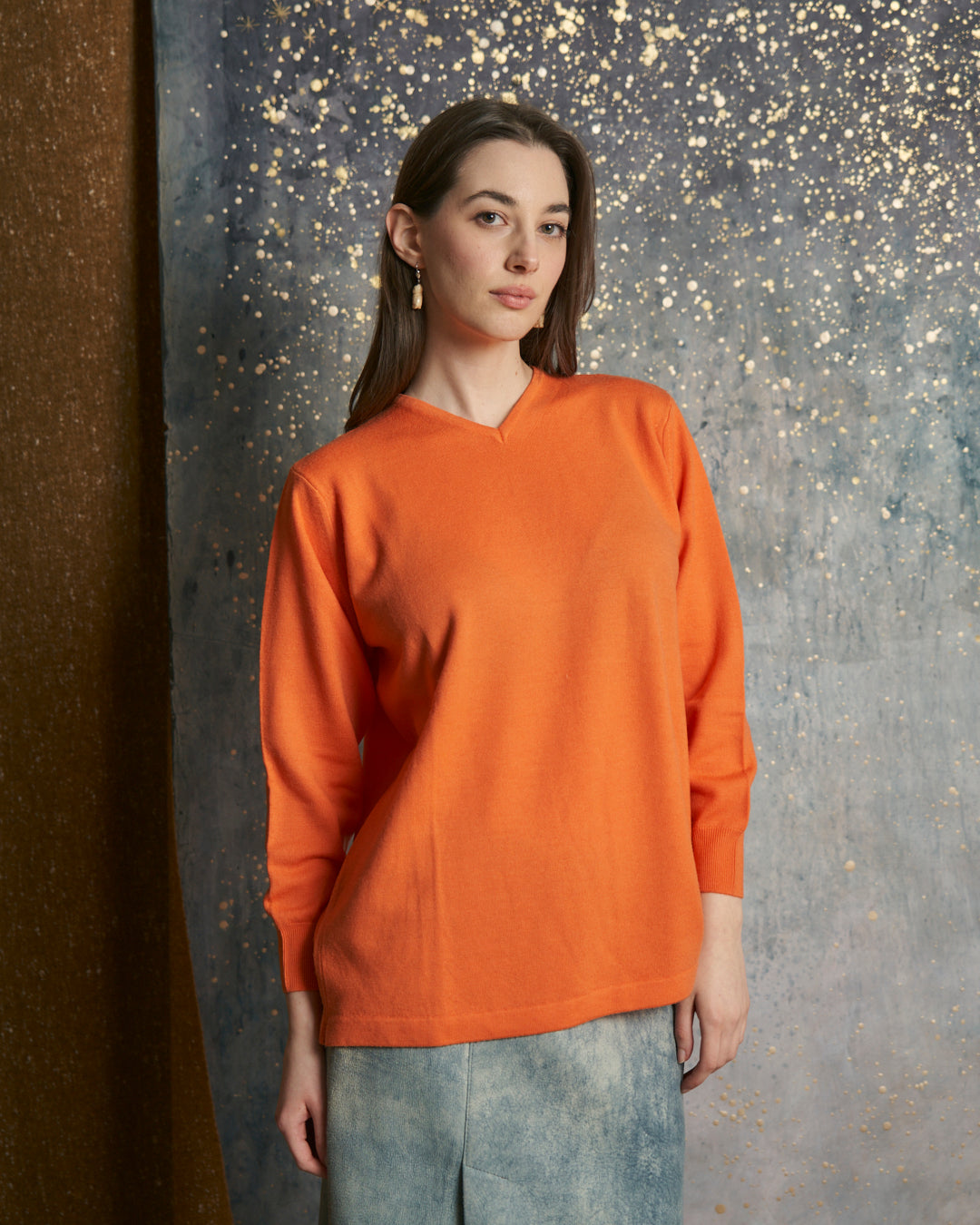 Maglia in lana cashmere e seta