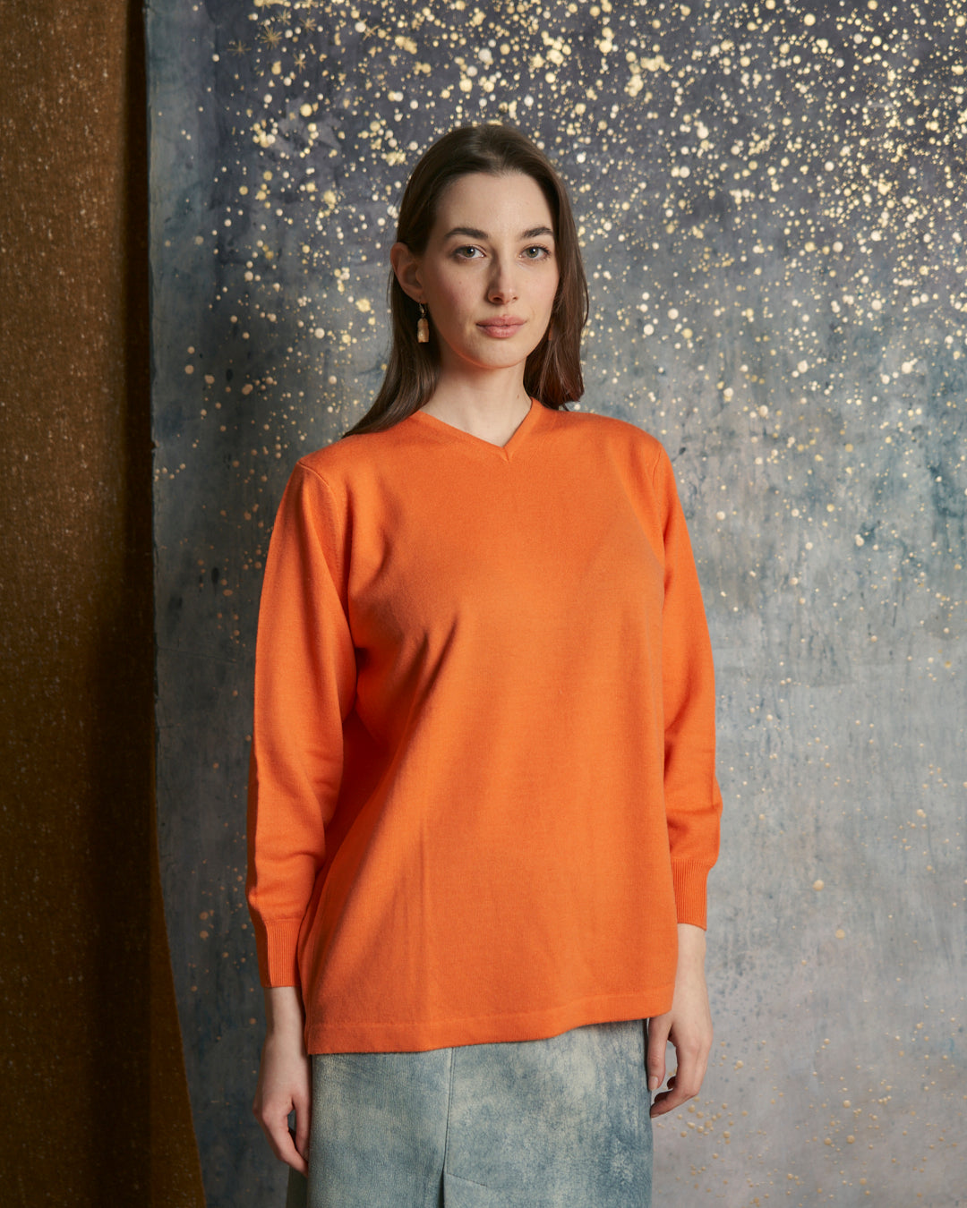 Maglia in lana cashmere e seta