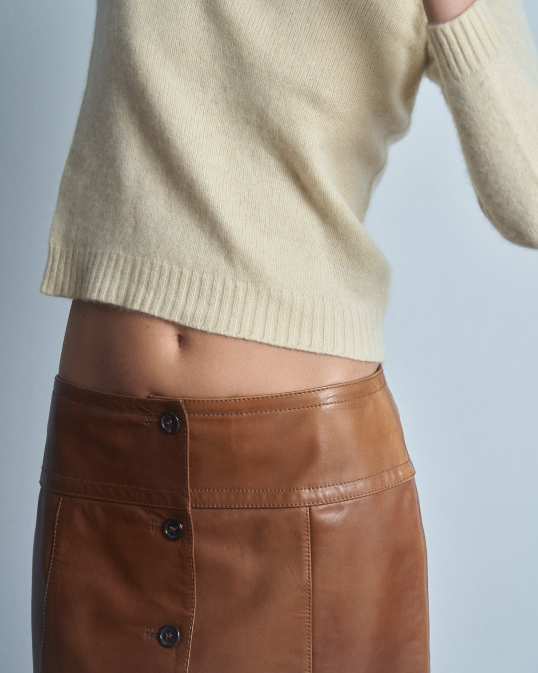 Maglia girocollo in cashmere