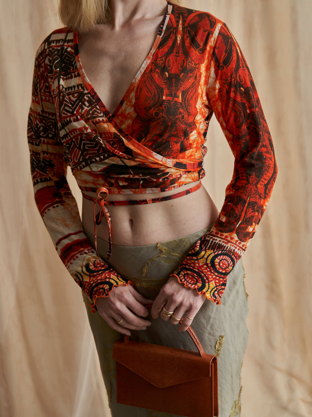 T-shirt Jean Paul Gaultier soleil incrociata