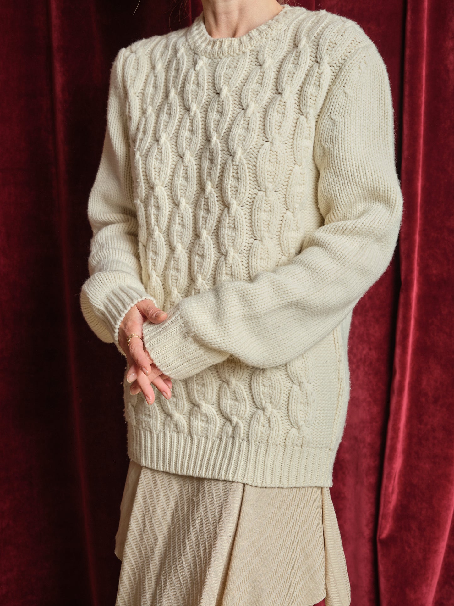 Maglione in lana e cachemere