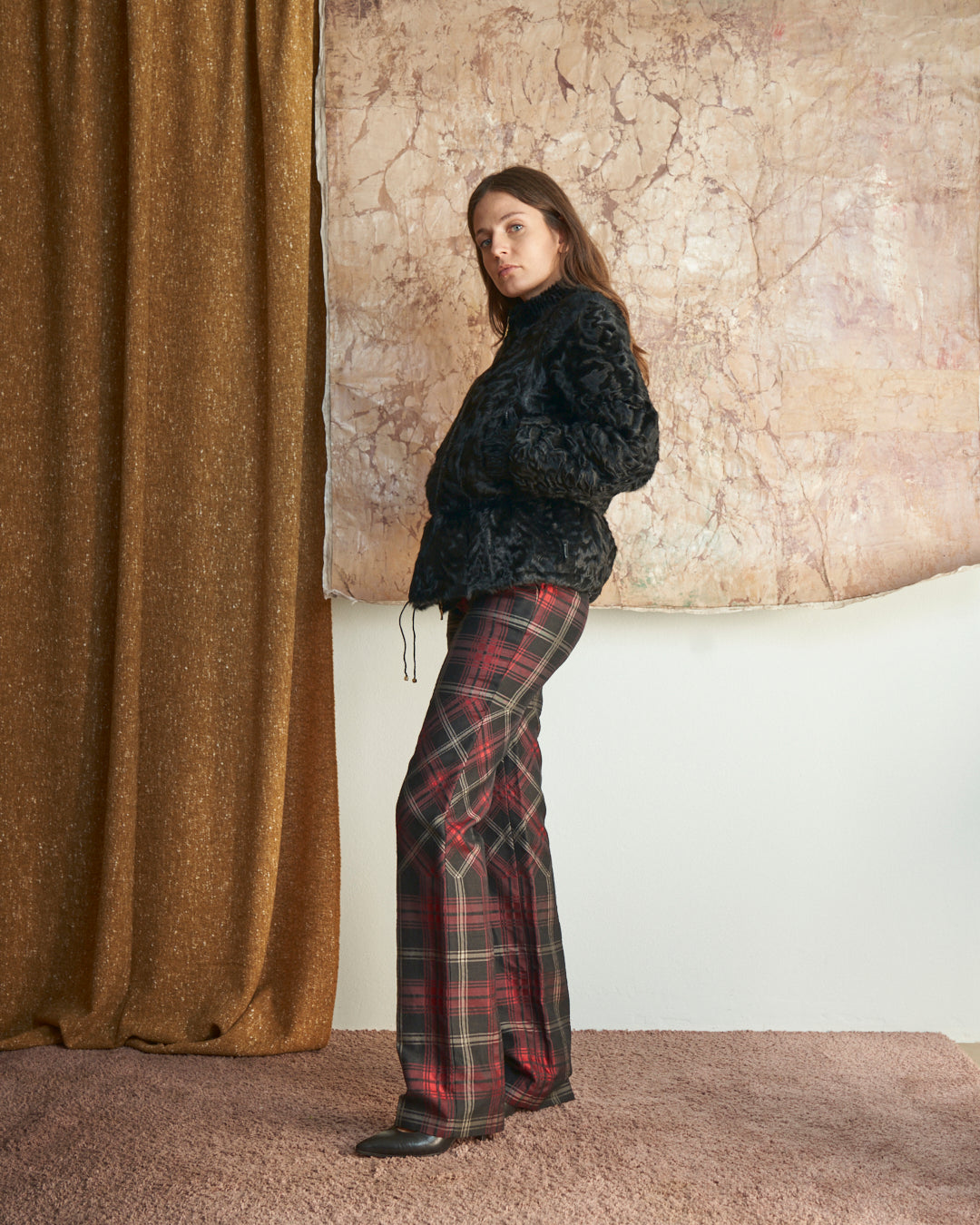 Moncler imbottito linea premiere New York con esterni in pelliccia