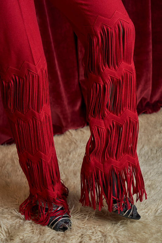 Pantalone frange Antonio Berardi