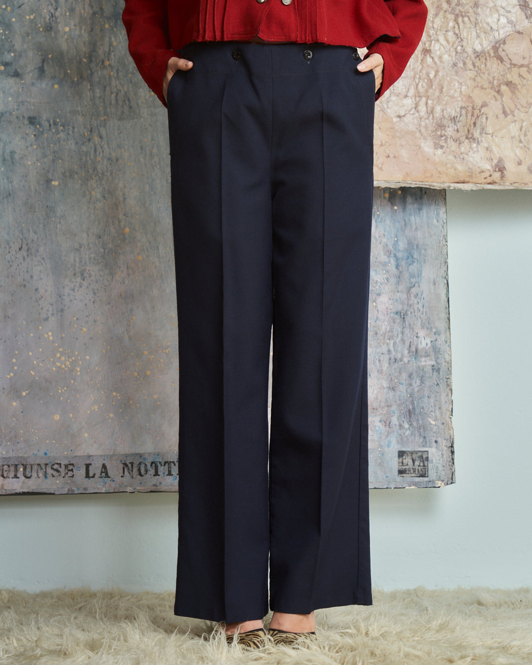Pantalone sailor da marinaio vintage